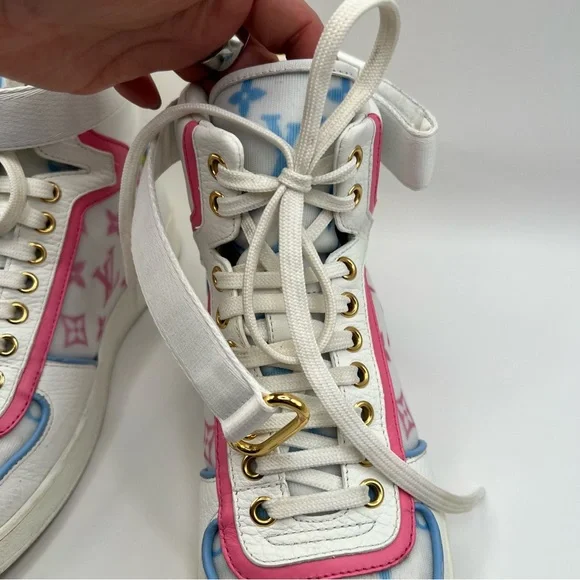 Louis Vuitton Boombox Pastels Monogram Nylon Sneakers